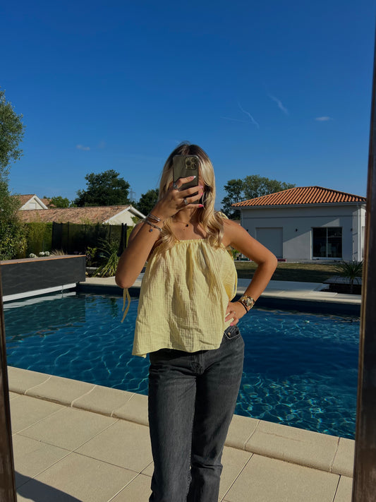 Top Maëlia Jaune