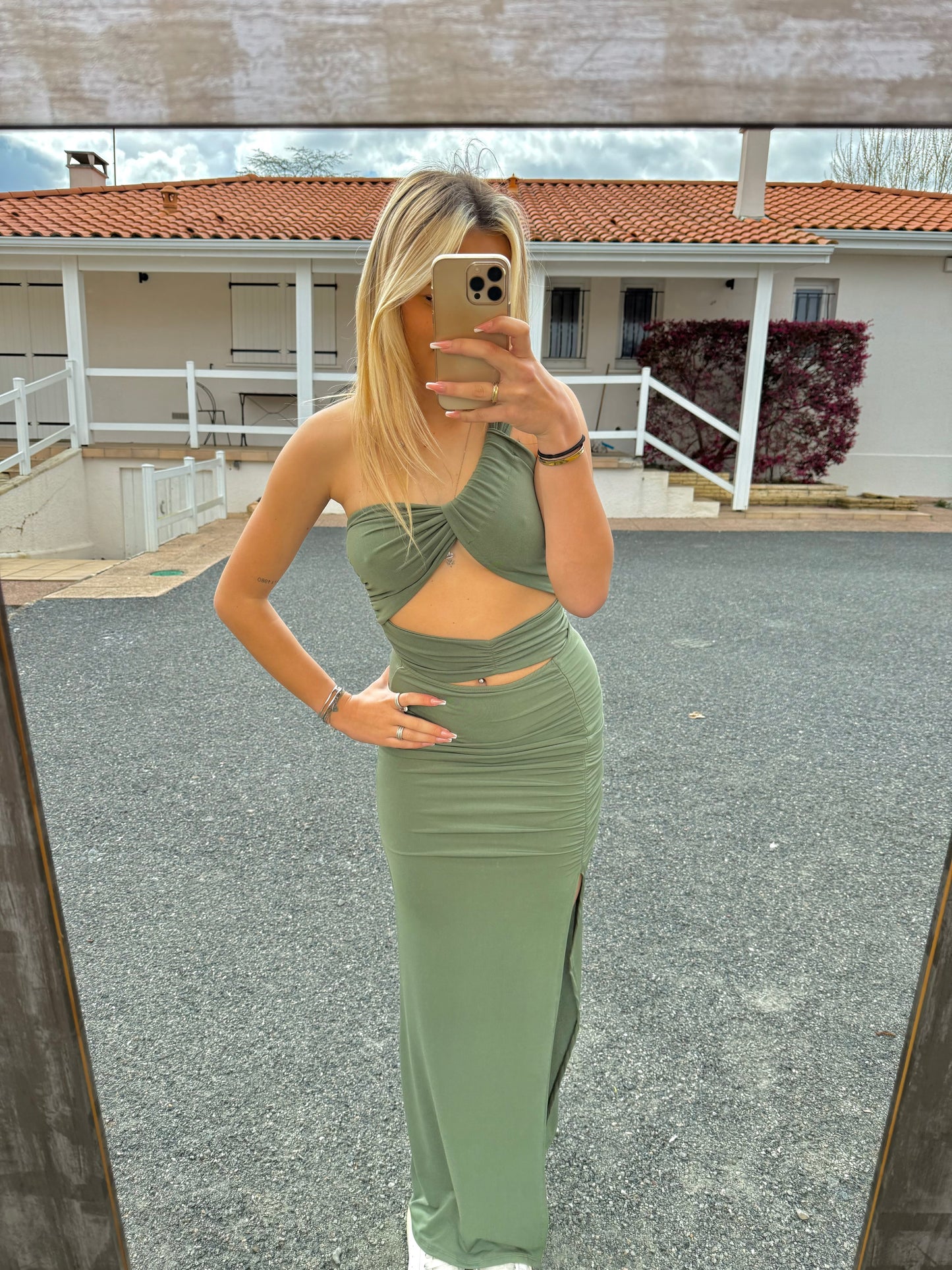 Robe Alysson kaki