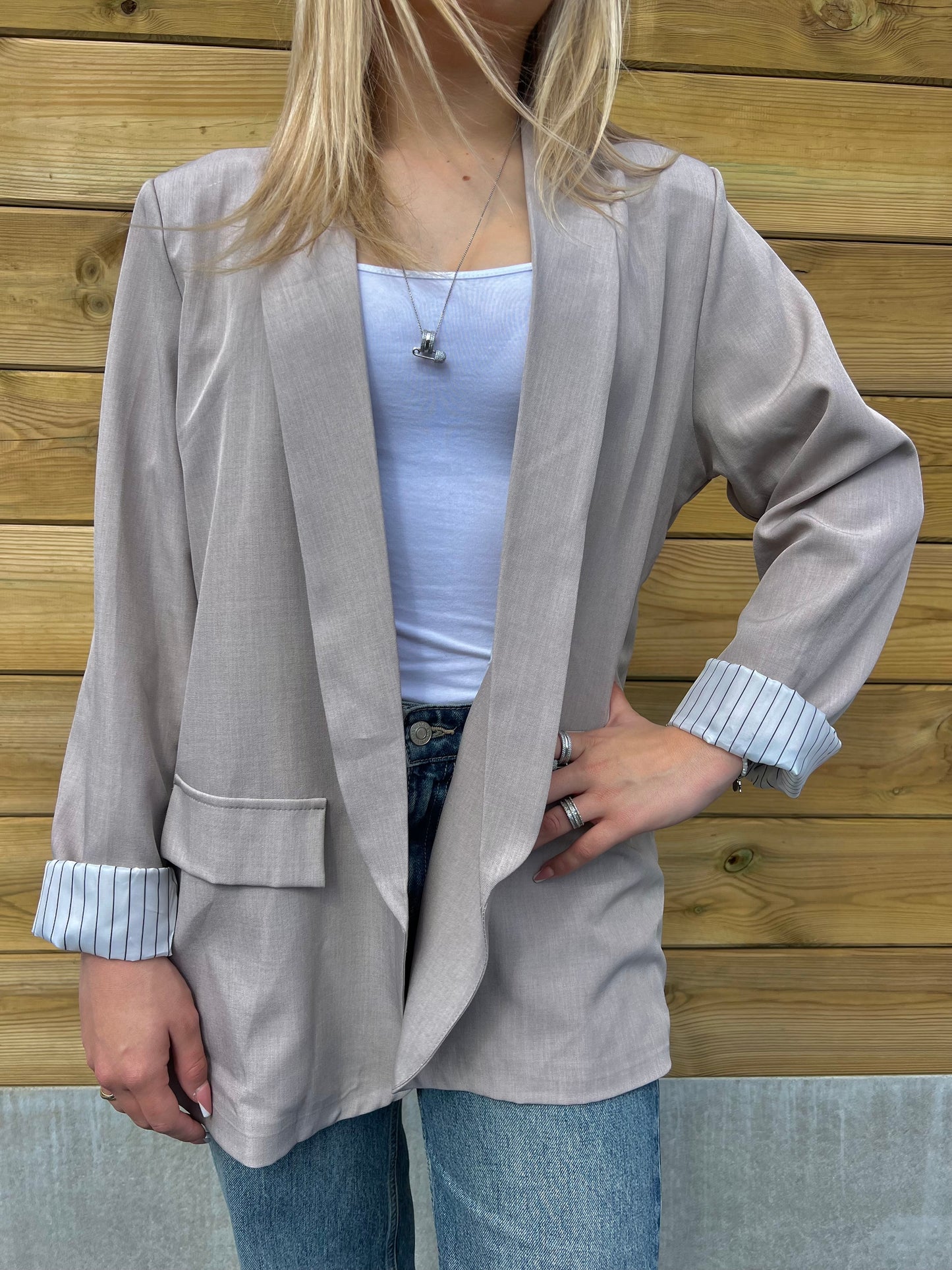 Blazer Iris taupe