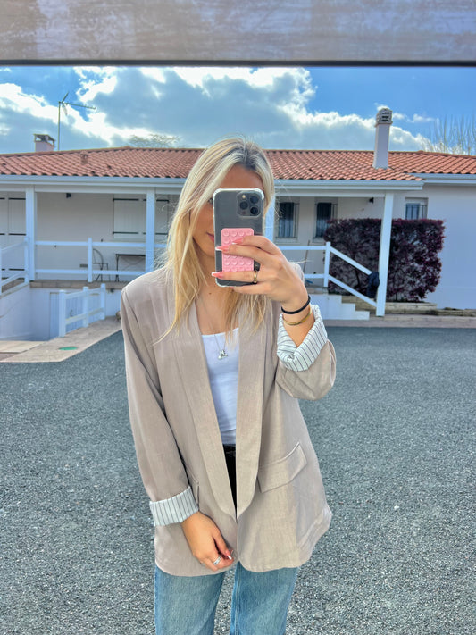 Blazer Iris taupe