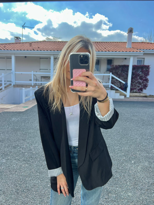 Blazer Iris noir