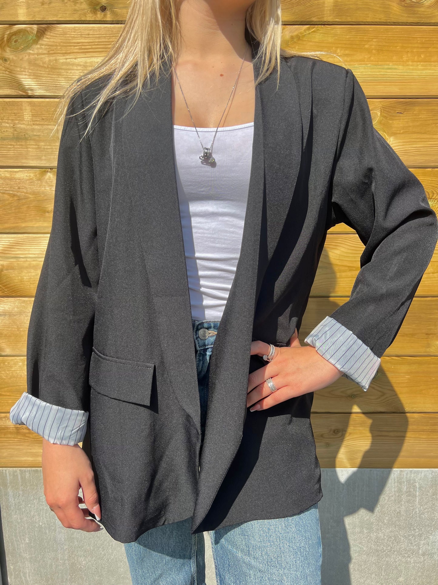 Blazer Iris noir