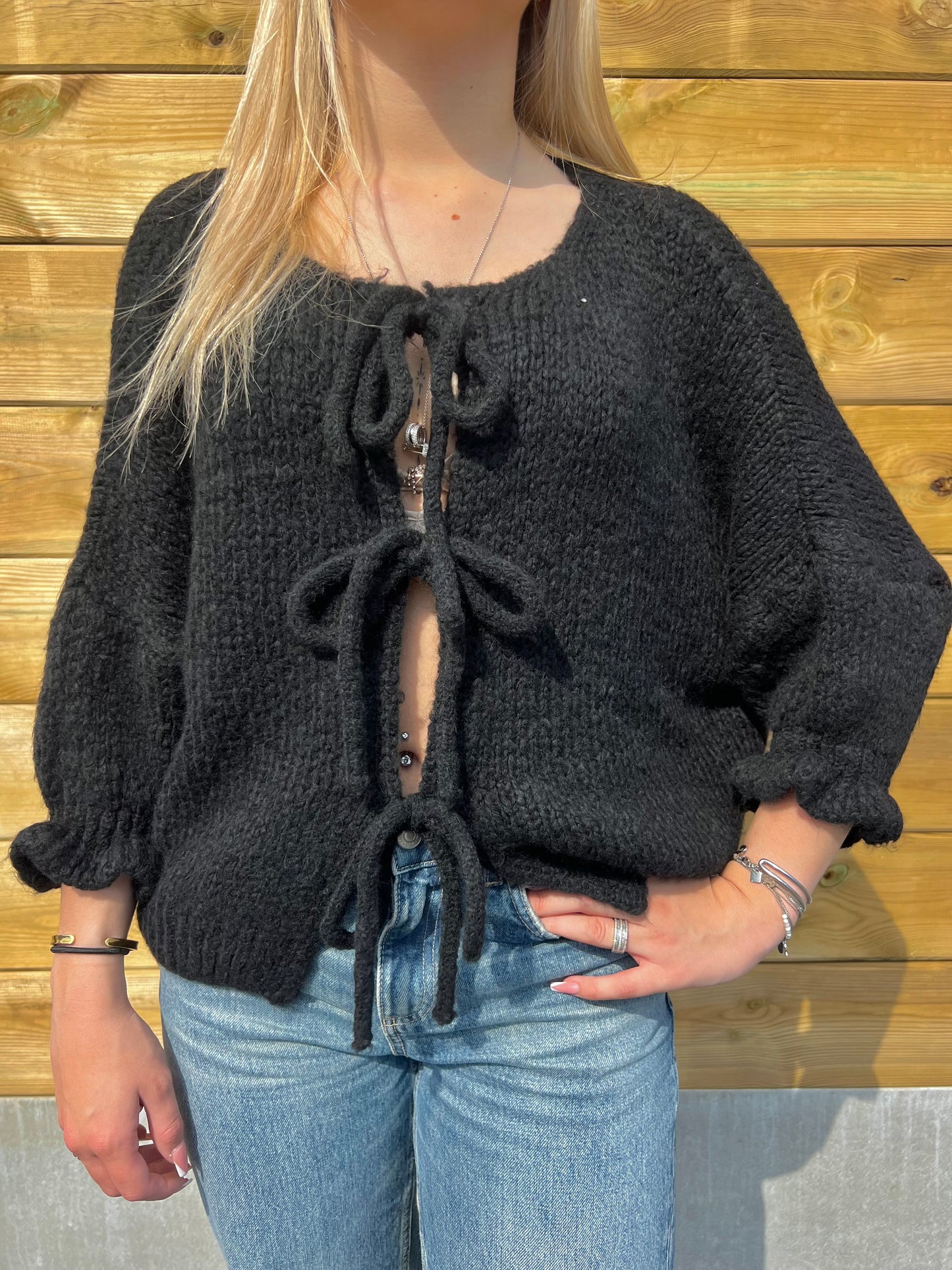 Pull Flora noir