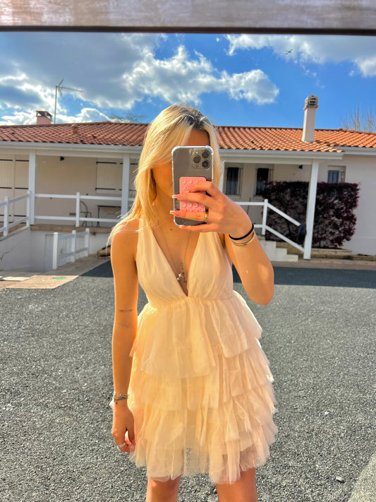 Robe Layna crème