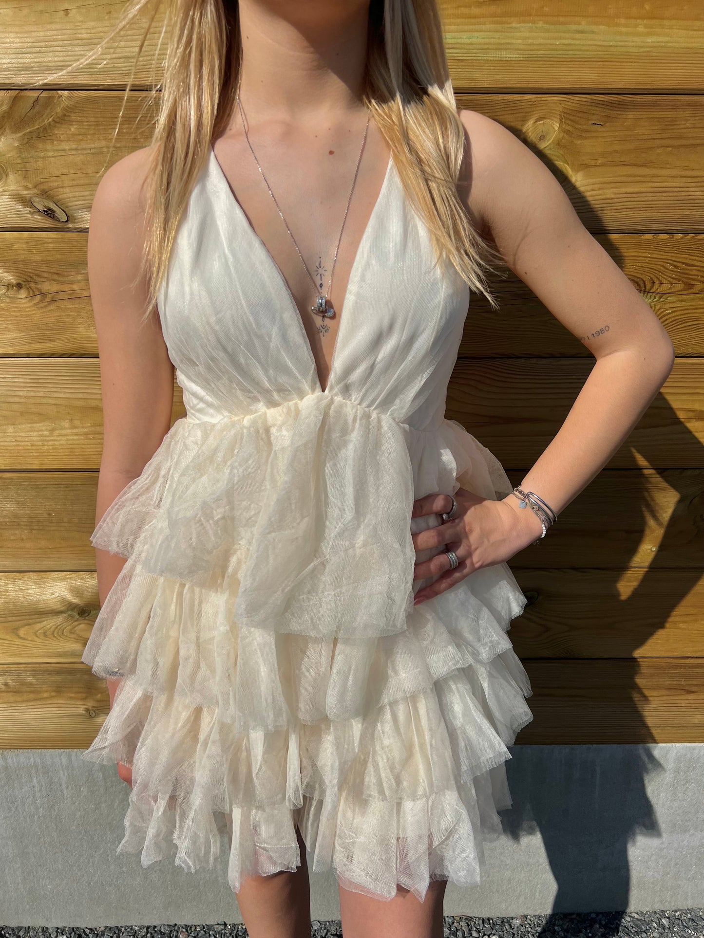 Robe Layna crème