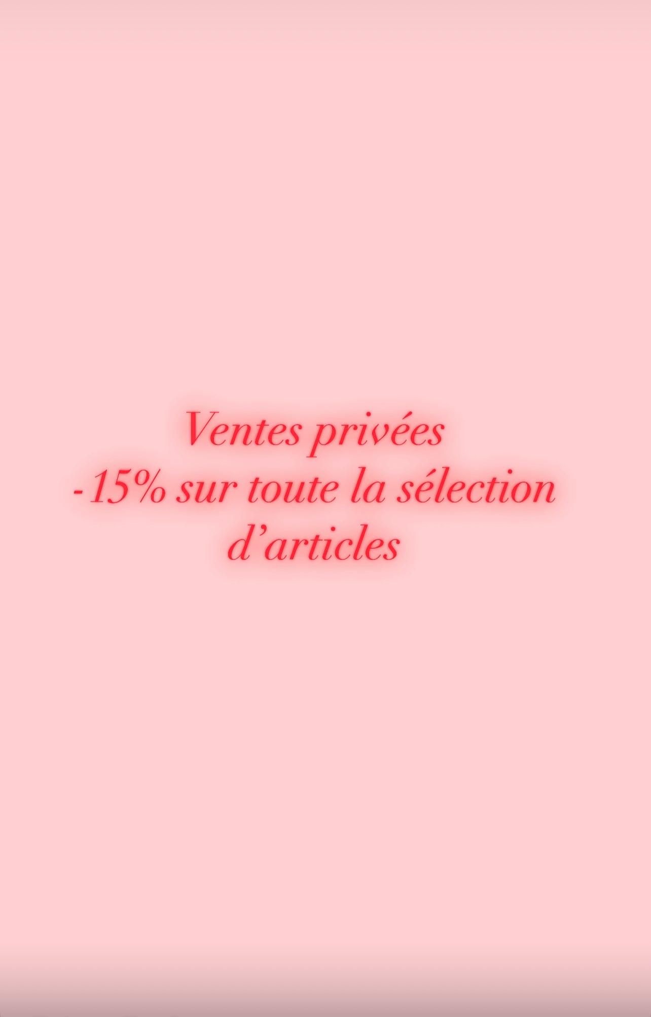 Ventes privées 🛍️