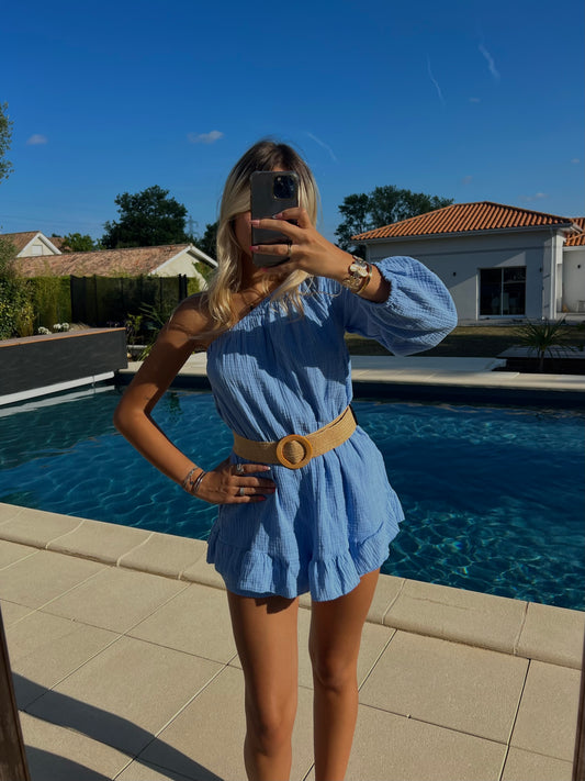 Combi-short Mila bleu clair