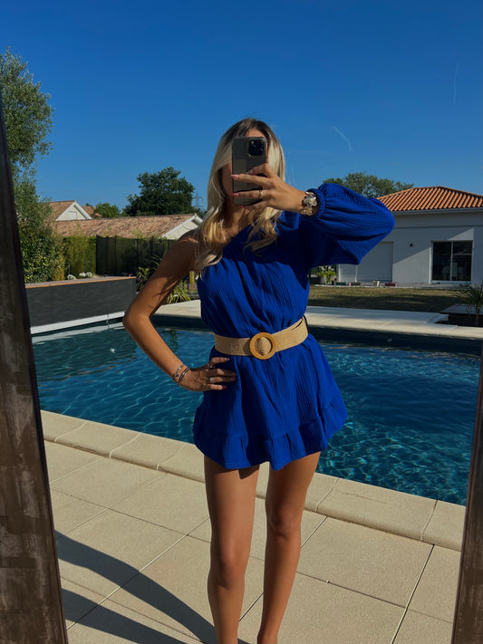 Combi-short Mila bleu roi