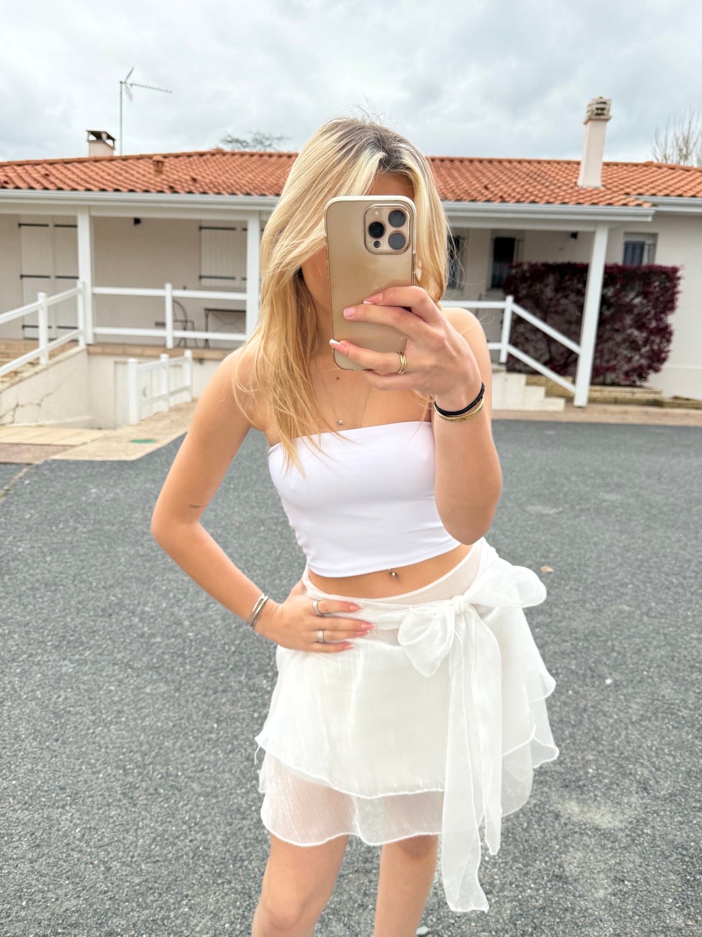 Jupe Maddy blanche