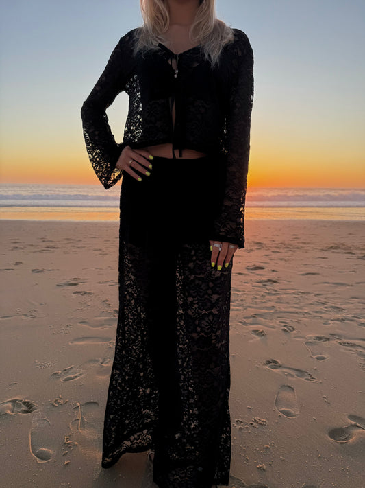 Ensemble dentelle noir