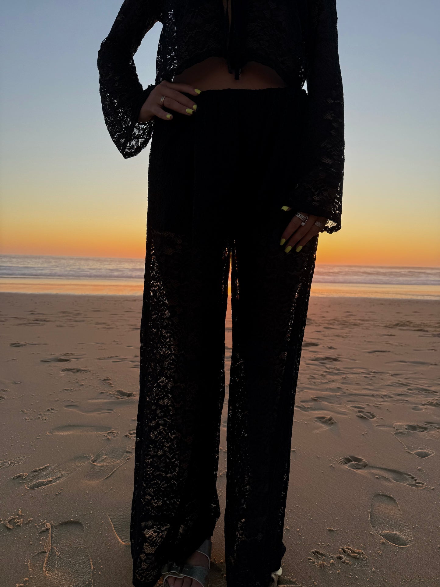 Ensemble dentelle noir